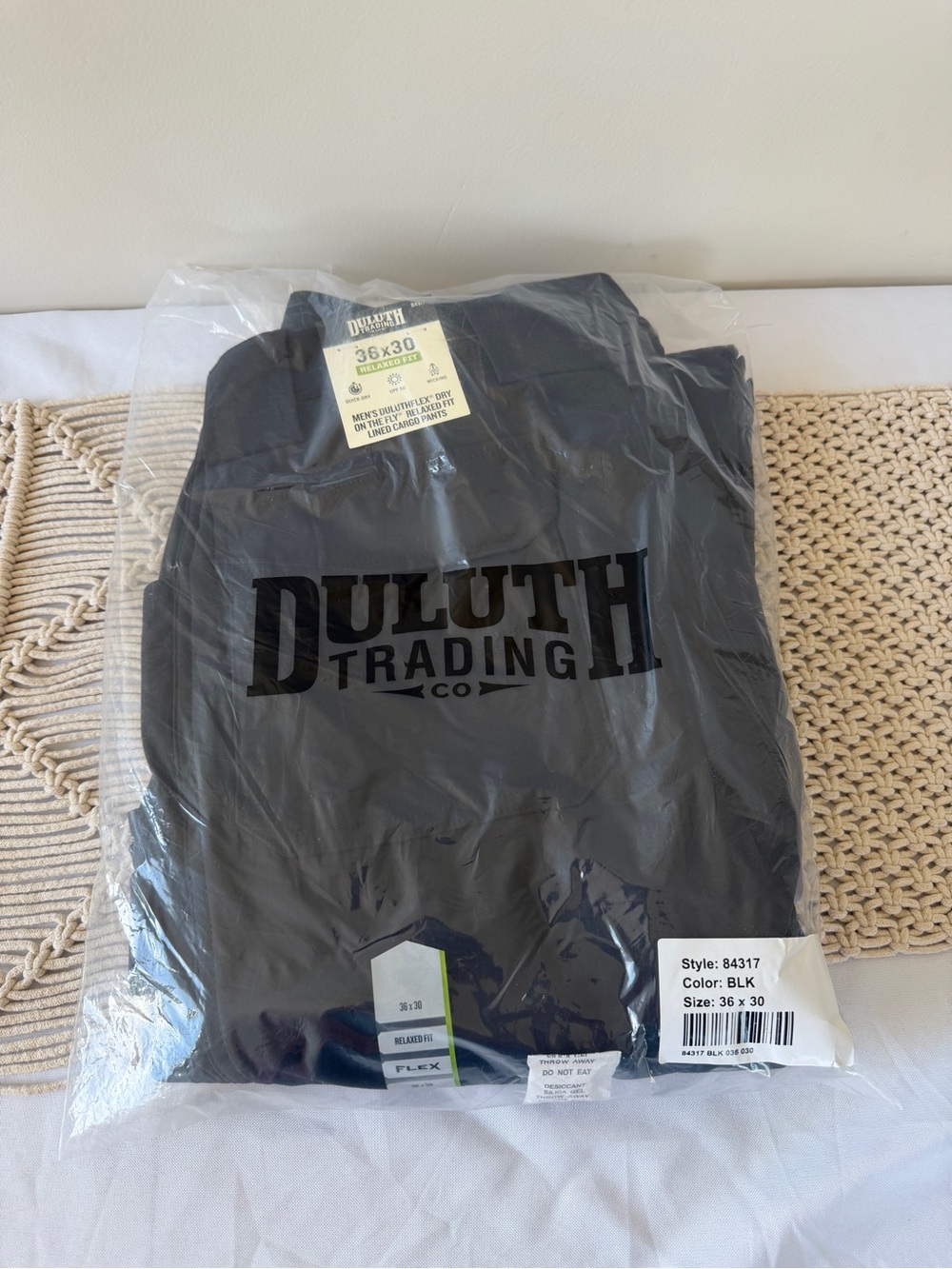 Duluth Trading Co Black Men's Cargo Pants